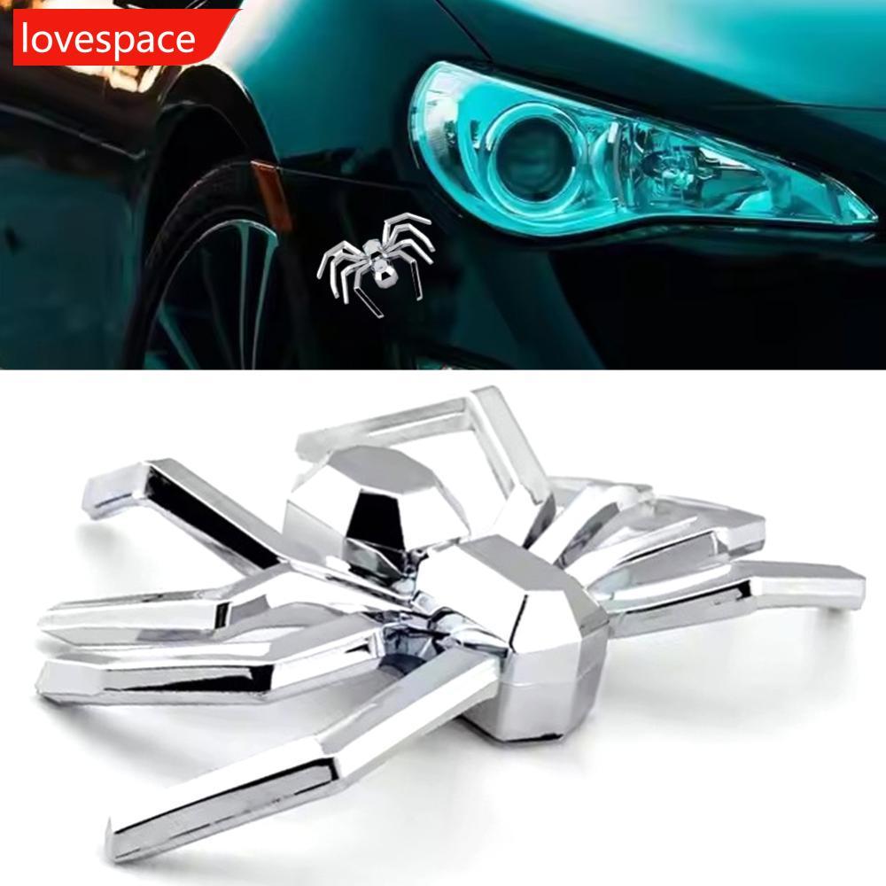 LOVESPACE 3D รถสร้างสรรค์รถจักรยานยนต์ Spider Design Decal ยานยนต์ Scratch สติกเกอร์ตกแต่ง A8N1