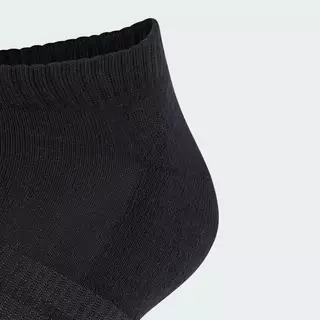adidas ไลฟ์สไตล์ ถุงเท้าโลว์คัท Cushioned Essentials (3 คู่) Unisex สีดำ KR7122