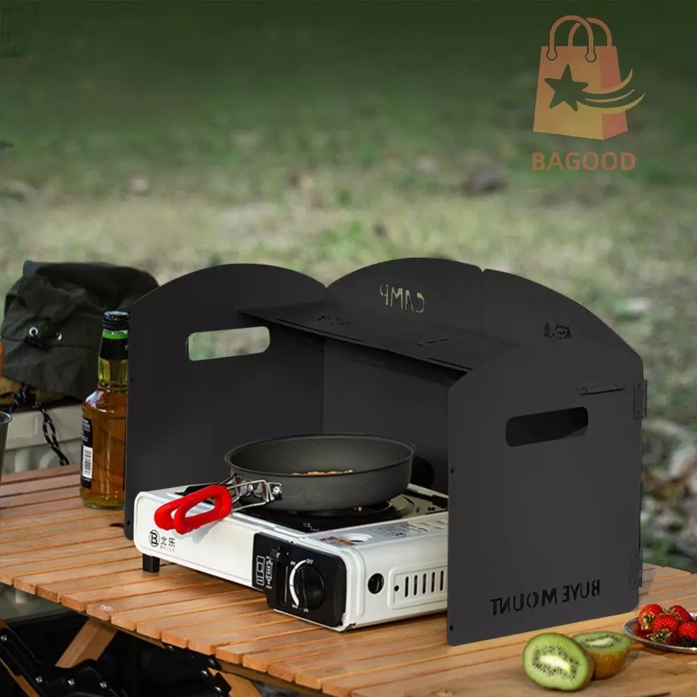 เตาแก๊สแบบพับได้ กันลม มาพร้อมชั้นเก็บอุปกรณ์แคมป์ปิ้ง น้ำหนักเบาทองติดตามใช้งาน thumbnail 10