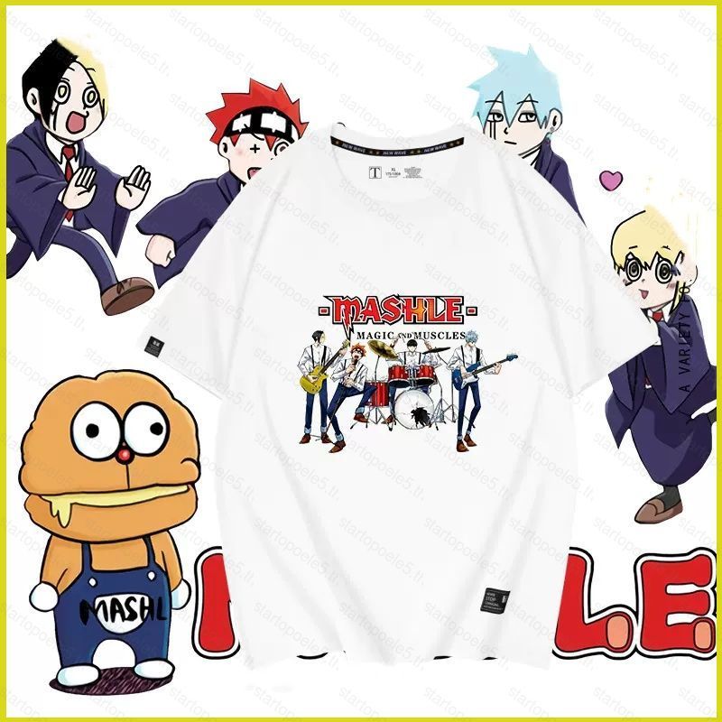 Mashle Magic and Muscles คอสเพลย์ผ้า 3D ฤดูร้อนเสื้อยืดแขนสั้น