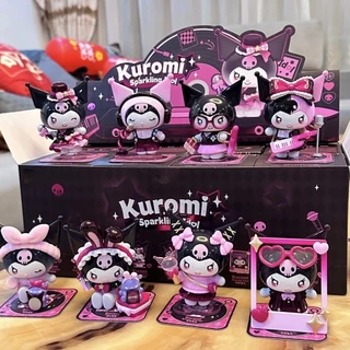 [สินค้าใหม่ขายดี] Sanrio-Sparkling Idol Series Kuromi [รุ่นคุณภาพสูง] ของเล่นตกแต่งเดสก์ท็อปน่ารักสาวของขวัญรูปตุ๊กตารูปตุ๊กตาแอ็คชั่น