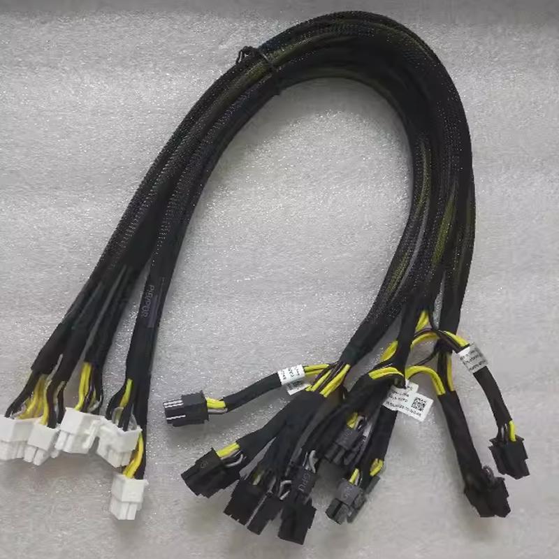 DELL DELL R720 R730XD เซิร์ฟเวอร์กราฟิกการ์ด GPU สายไฟ 8P ถึง Dual 8P สายไฟการ์ดดําเนินงาน