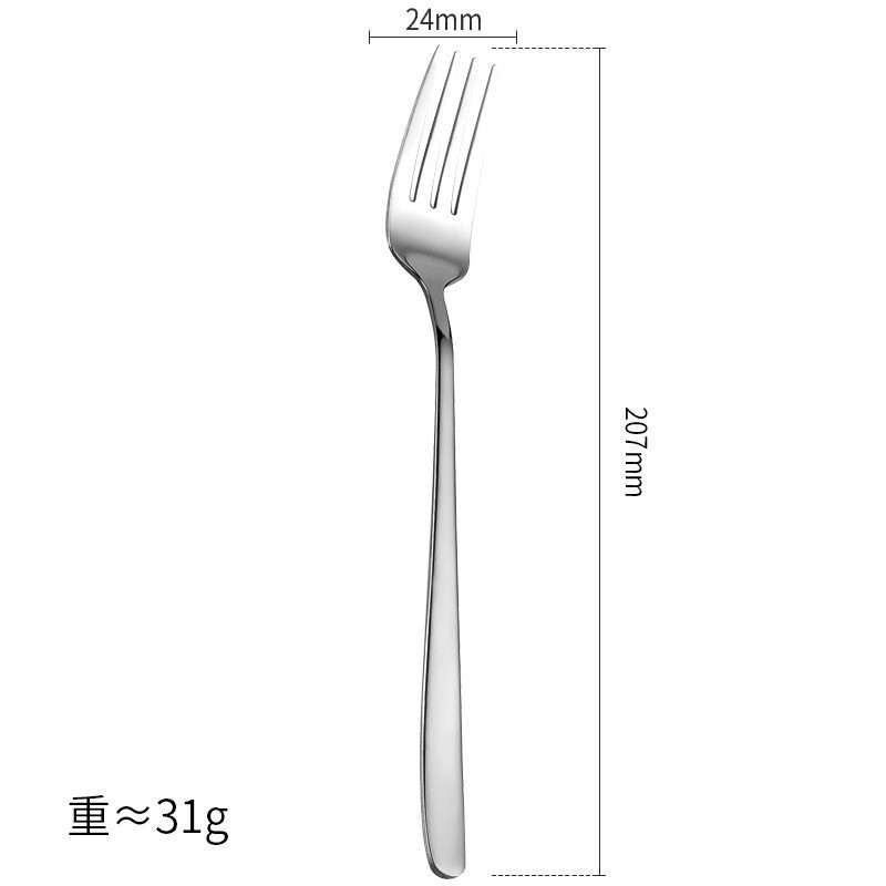 CORNER ชุดช้อนส้อมเกาหลี สแตนเลสหนา ยาว 21ซม ซมเนื้อสแตนเลสตัน ช้อนกลม ช้อนซุป - รูปที่ 6