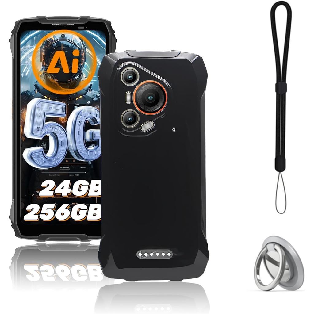 เคสสําหรับ Blackview BL7000, เคสป้องกัน TPU, ฟังก์ชั่นขาตั้ง, ตัวยึดแบบปรับได้, ป้องกันการตก, กันกระ