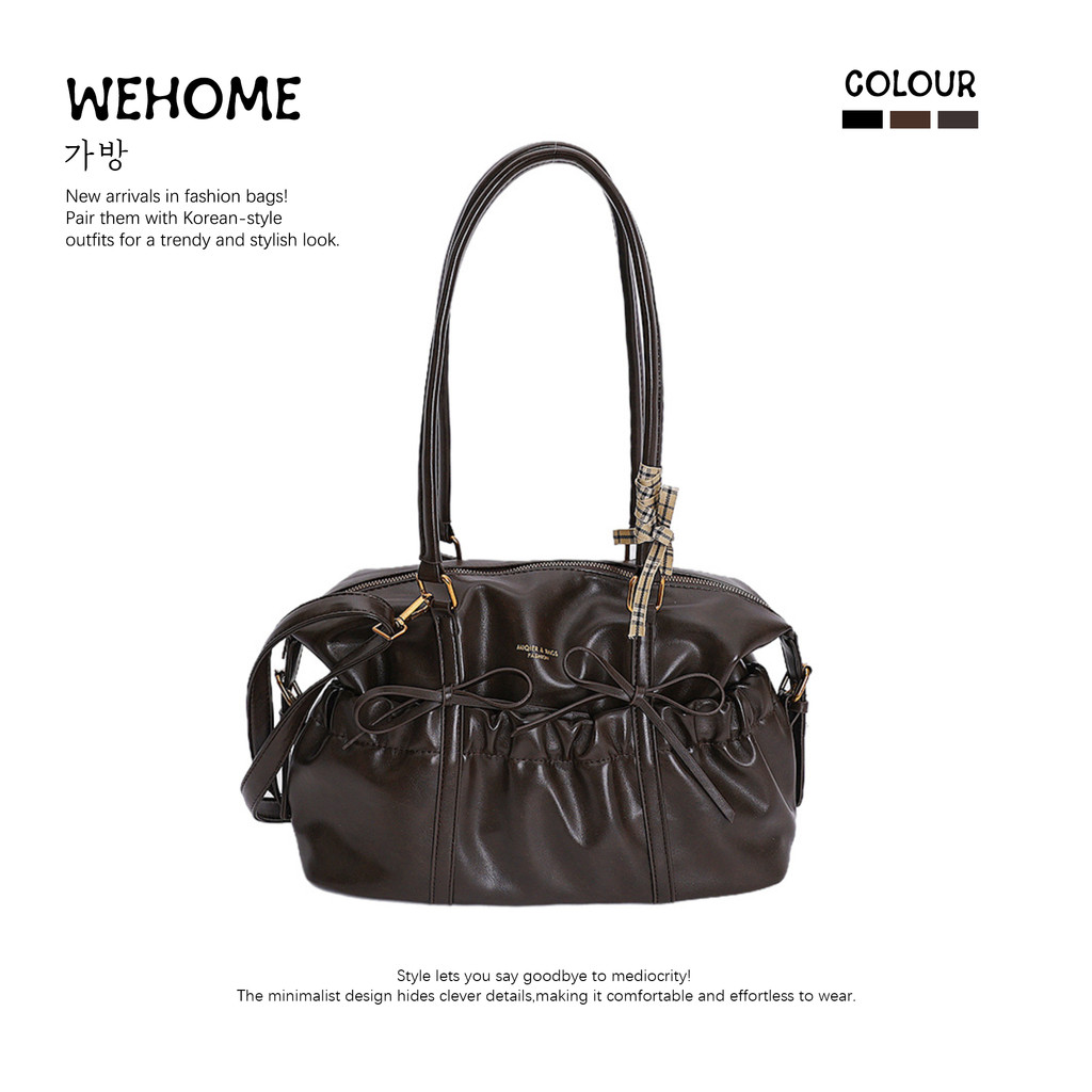 WEHOME Camila Bag สไตล์เกาหลี สไตล์คลาสสิก ปริมาณมาก กระเป๋าผู้หญิง