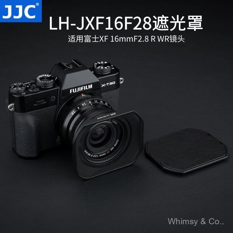 JJC เหมาะสําหรับ Fuji XF16 Hood XF16mm F2.8 R เลนส์ XT5 XT30 XT50 อุปกรณ์เสริม 49 มม.
