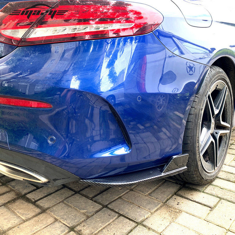 เหมาะสําหรับ Benz C C Coupe C205 C200 260 C43 C63 AMG 2015-21 การปรับเปลี่ยนมุมด้านหลัง