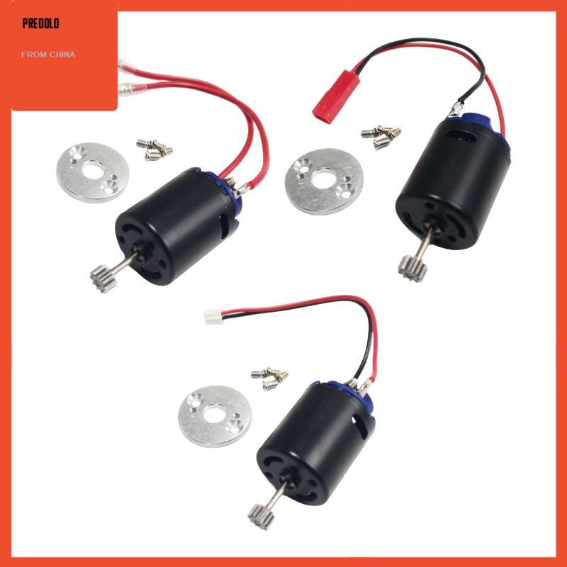 [Predolo] RC มอเตอร์ 20000 RPM อัพเกรดรีโมทคอนโทรลอะไหล่รถยนต์พร้อมฐาน 370 แปรงสําหรับ 1:12 Scale MN