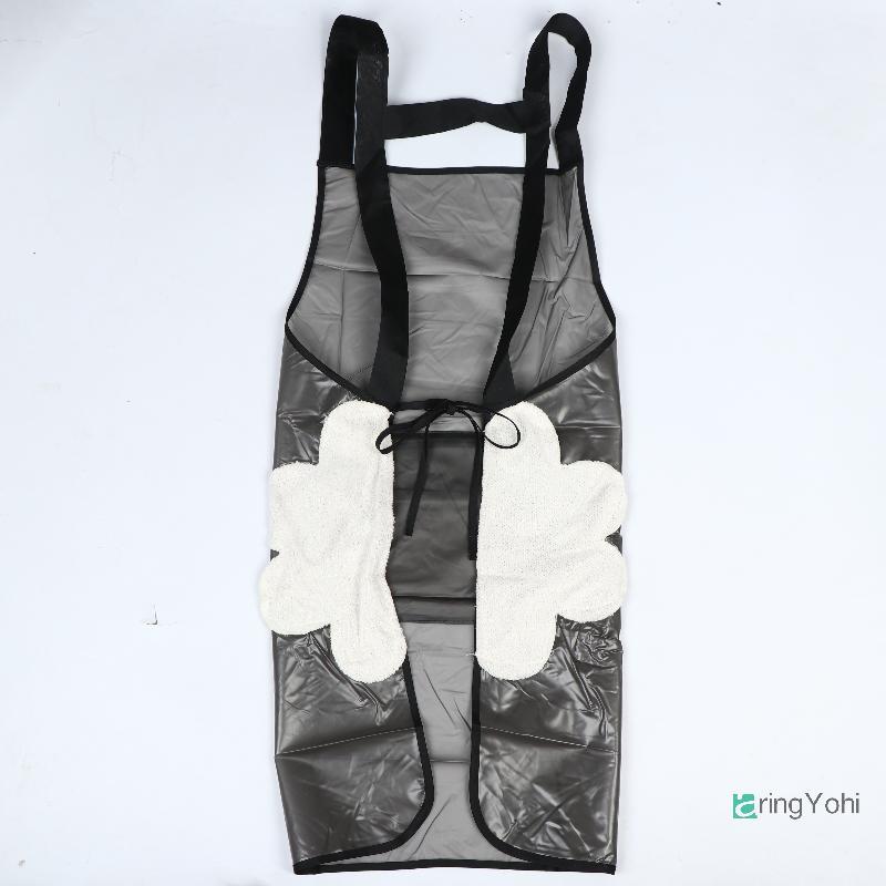 AringYohi] ผ้ากันเปื้อนครัวกันน้ําในครัวเรือน TPU ผ้ากันเปื้อนทํางานทนน้ํามันสีดําใสผ้ากันเปื้อนทําความสะอาดสิ่งสกปรกใหม่ - รูปที่ 7