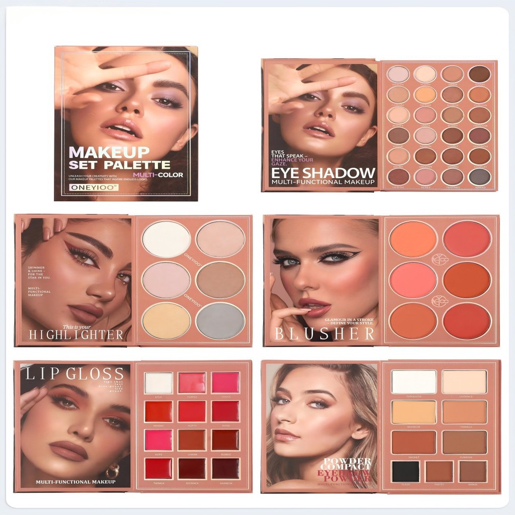 บลัชออน บลัชออน 4u2 การค้าต่างประเทศข้ามพรมแดนสไตล์ใหม่ 57-Color Book Eyeshadow Palette Matte Pearle