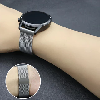 วสายรัดแม่เหล็ก Milanese Loop 20 มม. 22 มม. for Samsung Galaxy Watch Fe 7 6 5 4/Redmi Watch/Huawei GT 6/Amazfit Bip 6