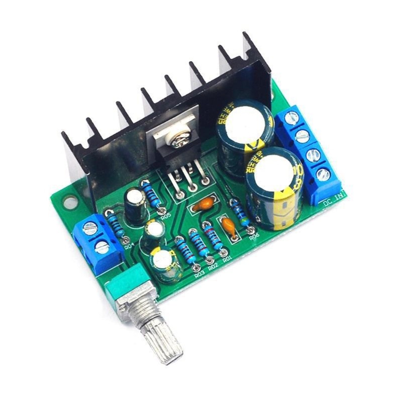QUIM TDA2050 Mono Amplifier Board สําหรับเสียงมืออาชีพควบคุมระดับเสียง DC12-24V