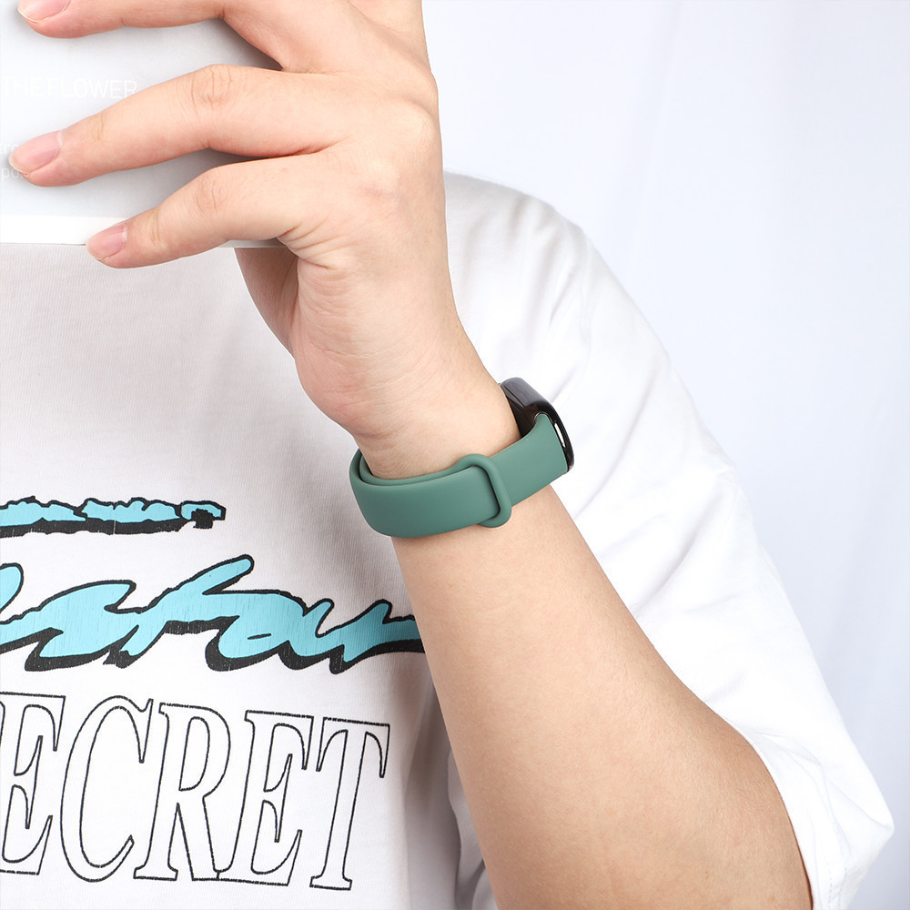สายซิลิโคน for Xiaomi Mi Band 10 9 8 NFC for Smartwatch Miband 10 9 8 อุปกรณ์เสริมสายรัดข้อมือกีฬานุ่มสายรัดยาง ราคา ถูกที่สุด โปรบีเคเค แกลเลอรีภาพที่ 6