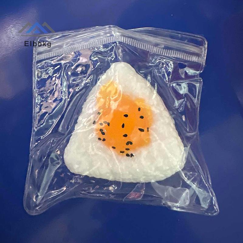 EIbbkg ใหม่ Handmade ซิลิโคนจําลอง Squishy ไข่ข้าวปั้น Mochi Taba Squishy Fidget ของเล่นบรรเทาบีบ Creative Rebound ของเล่นขาย