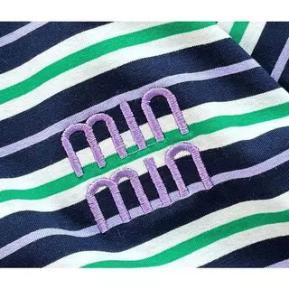 เสื้อยืดลายทาง สำหรับเด็กหญิงและเด็กชาย เนื้ิอผ้าดี นิ่ม ระบายอากาศได้ดี คอกลม เหมาะกับหน้าร้อน 👕D7629👕