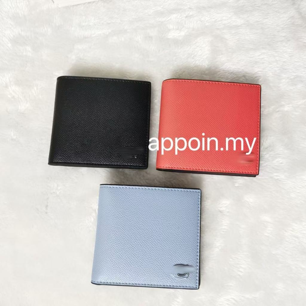 CJ883 Solid Color C Logo Folding man Wallet Card wallet