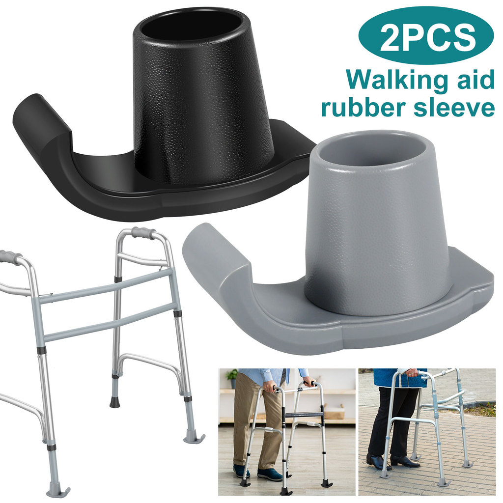 2 ชิ้น Walker Ski Glides ยาง Glide Walker หมวกสกี Heavy Duty Walker Assist อุปกรณ์เสริม SHOPQJC3760