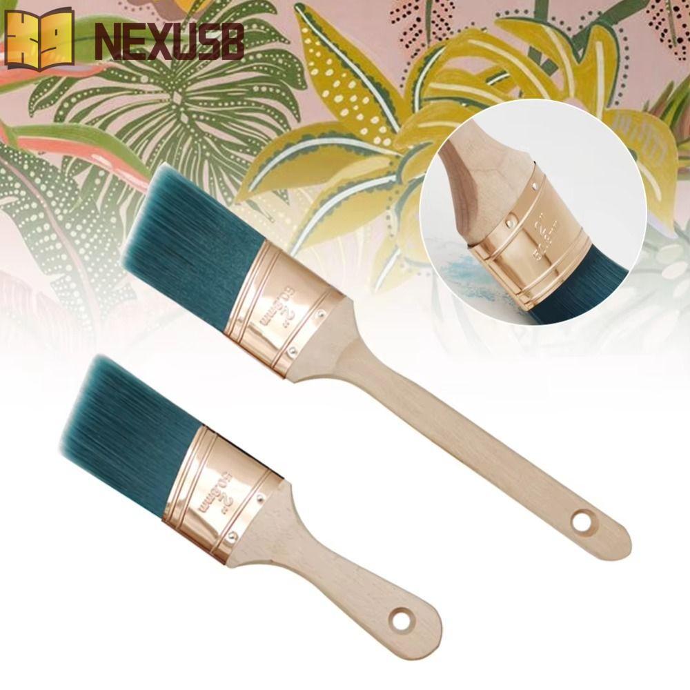 NEXUSBEAM แปรงขนอ่อน, แปรง Fewer Marks แปรงทาสีที่จับสบาย, ทําความสะอาดง่าย 2 นิ้วการประยุกต์ใช้เครื