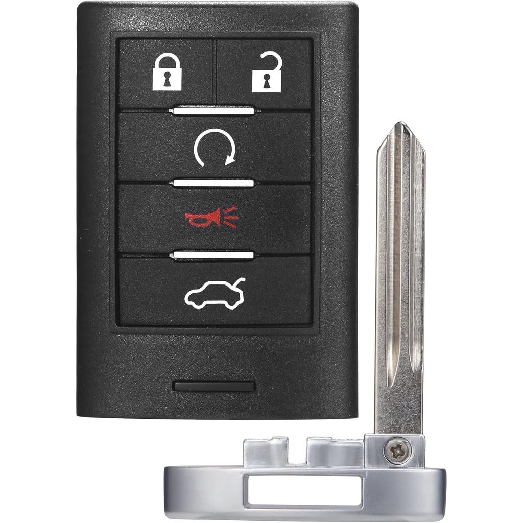 Key fob VOFONO Keyless Entry Remote Smart Replacement ใช้งานร่วมกับ Cadillac CTS 2008-2015/ STS 2008