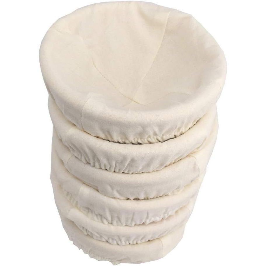 5 inch Bread Basket Set of 6, Banneton Bread Proofing Basket