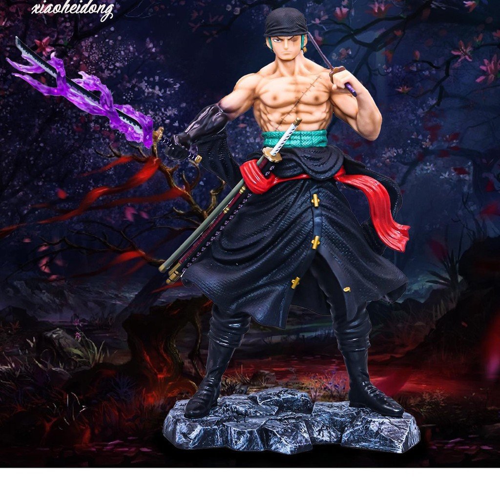 Nine Asura Anime Zoro Combat Sword Flow Yan Mo เครื่องประดับรูป Zoro Double-Headed Eagle One Piece E