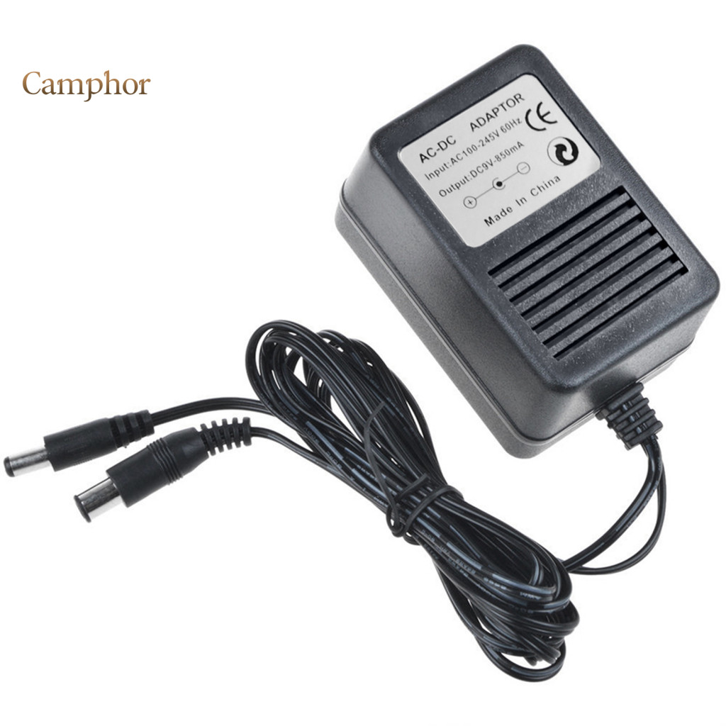 อะแดปเตอร์จ่ายไฟเครื่องชาร์จ AC ของ Camphor 9V สําหรับไดรฟ์ Nintendo SNES Sega Genesis Mega