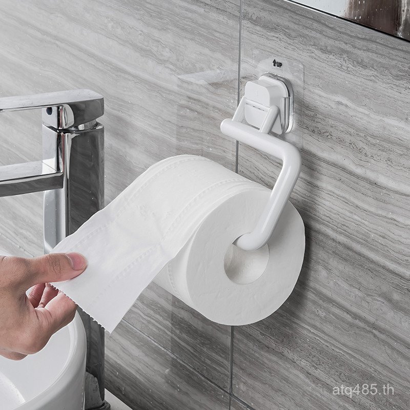 กล่องกระดาษชําระกระดาษห้องน้ําติดผนังห้องน้ํากระดาษม้วนผู้ถือ Rag กระดาษผ้าเช็ดตัวผู้ถือเจาะฟรี A6T 