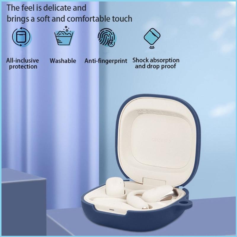 EZR กระเป๋าใส่รอยขีดข่วนกันกระแทกผิวเหมาะสําหรับ 2 T920 หูฟังกันฝุ่น Enclosure Housing Washable Soft