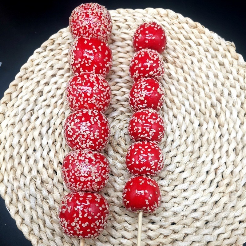 ชุดอะไหล่อะไหล่อะไหล่อะไหล่อะไหล่ Apple Apple Heartfake Sugar-Coated Berry จําลอง Props Sugar-Coated