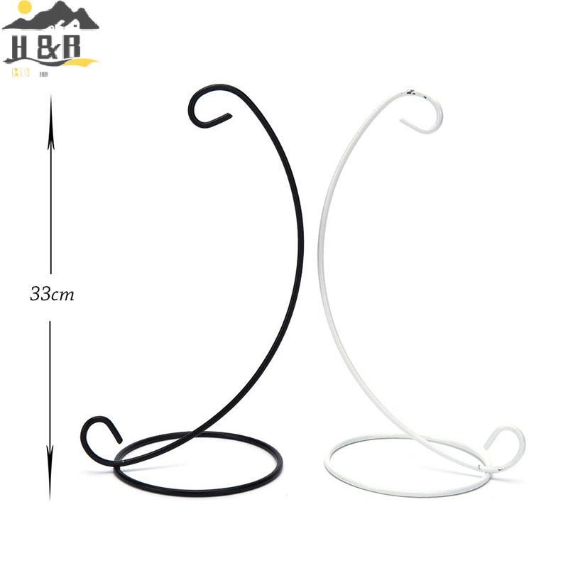 H&B Nov 1X 23 ซม.9" เหล็กที่วางขาตั้งพืชสําหรับแก้วใสแขวนแจกันตกแต่งบ้าน {th}