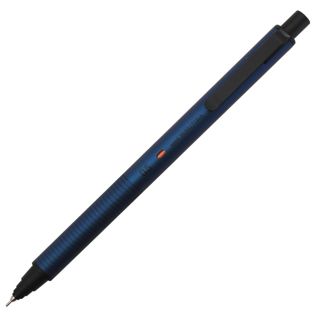 Mitsubishi Pencil Kuru Toga Metal 0.5mm Nocturne Black 313783000, Silent Blue 313767000, Phantom Gray 313775000