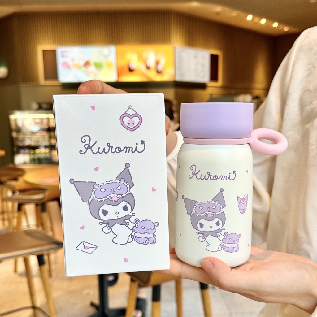 LW9C Sanrio Mini Thermos Cup High-value Portable Small Pocket Female Student Water Cup Portable Cute