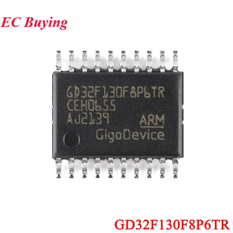 5 ชิ้น/1 ชิ้น GD32F130F8P6TR GD32F130 32F130F8P6TR TSSOP-20 ARM Cortex-M3 32-bit Microcontroller MCU