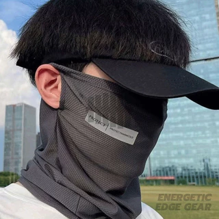 ผ้าบัฟป้องกันแดด กันฝุ่น หน้ากากกันแดด มีรูเกี่ยวหู ผ้าปิดหน้ากันแดด ขับมอเตอร์ไซค์ กันฝุ่น หายใจสะดวก ระบายอากาศ