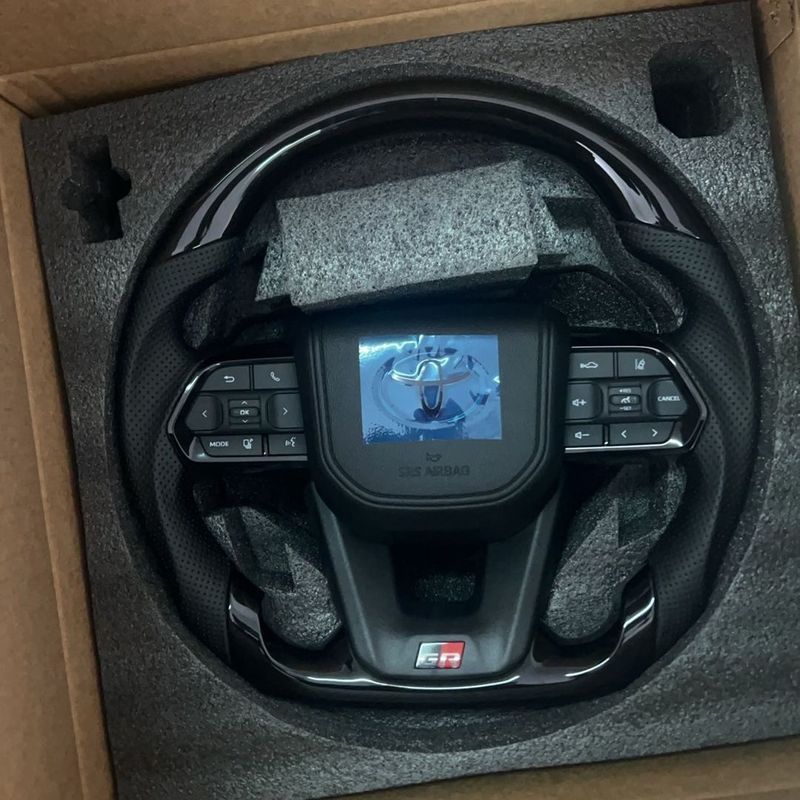 Toyota lc200 Domineering Cool Luzawa lc300 พวงมาลัย GR พวงมาลัยกีฬา Alpha prado120T