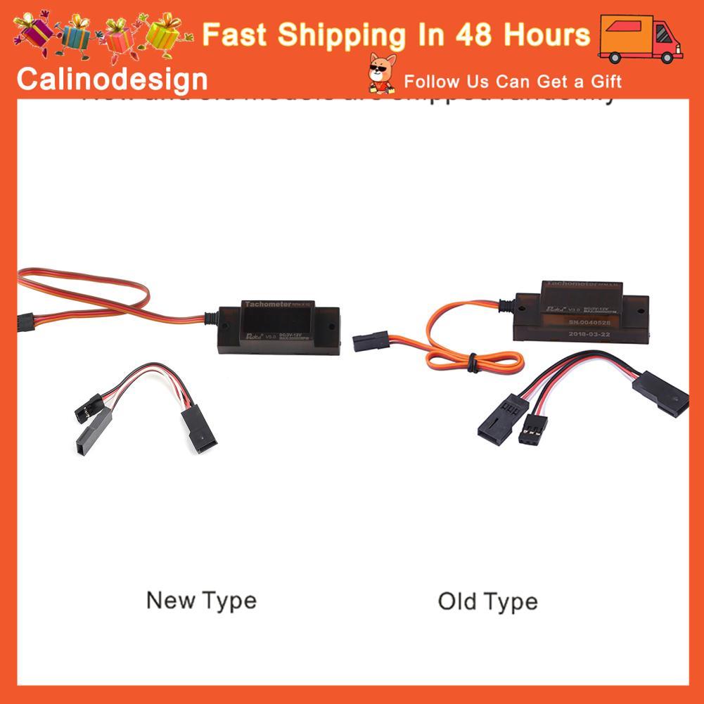 Calinodesign Calinodesign RC จุดระเบิด Tachometer PCB สีดำอุปกรณ์เสริม Mini V5.0 Revolution เมตรสำหร
