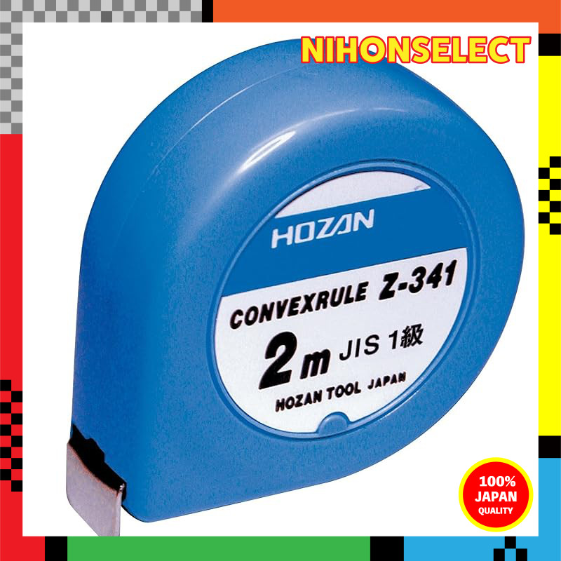 HOZAN 2m Convex Rule Measure Z-341
