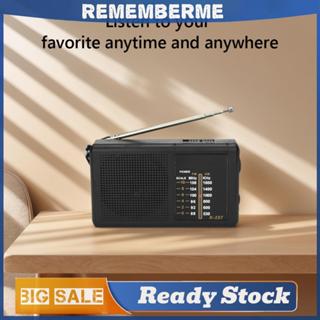 วิทยุ AM/FM เสาอากาศแบบยืดไสลด์วิทยุขนาดเล็กพร้อมไฟแสดงสถานะ…