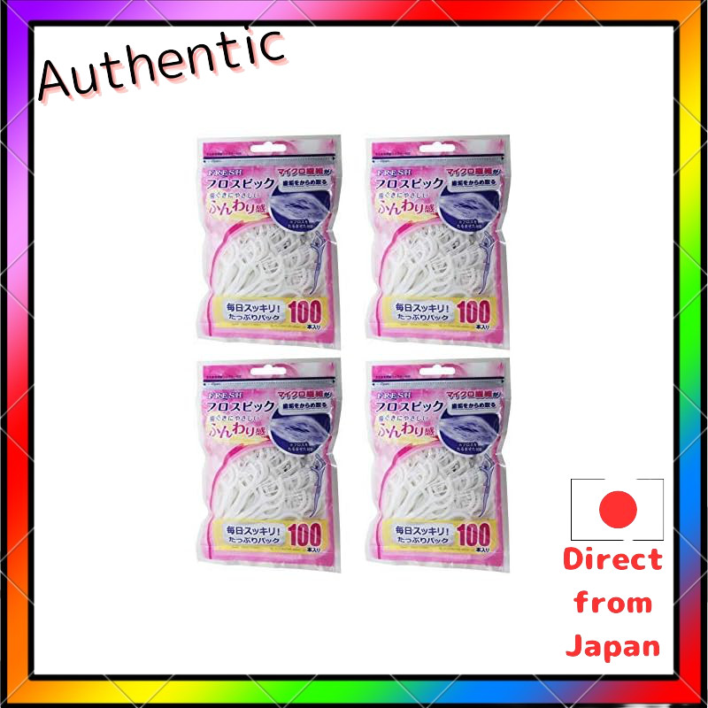 Bulk Purchase: Dental Pro Fresh Flosspick 100 Pcs [×4 Packs]