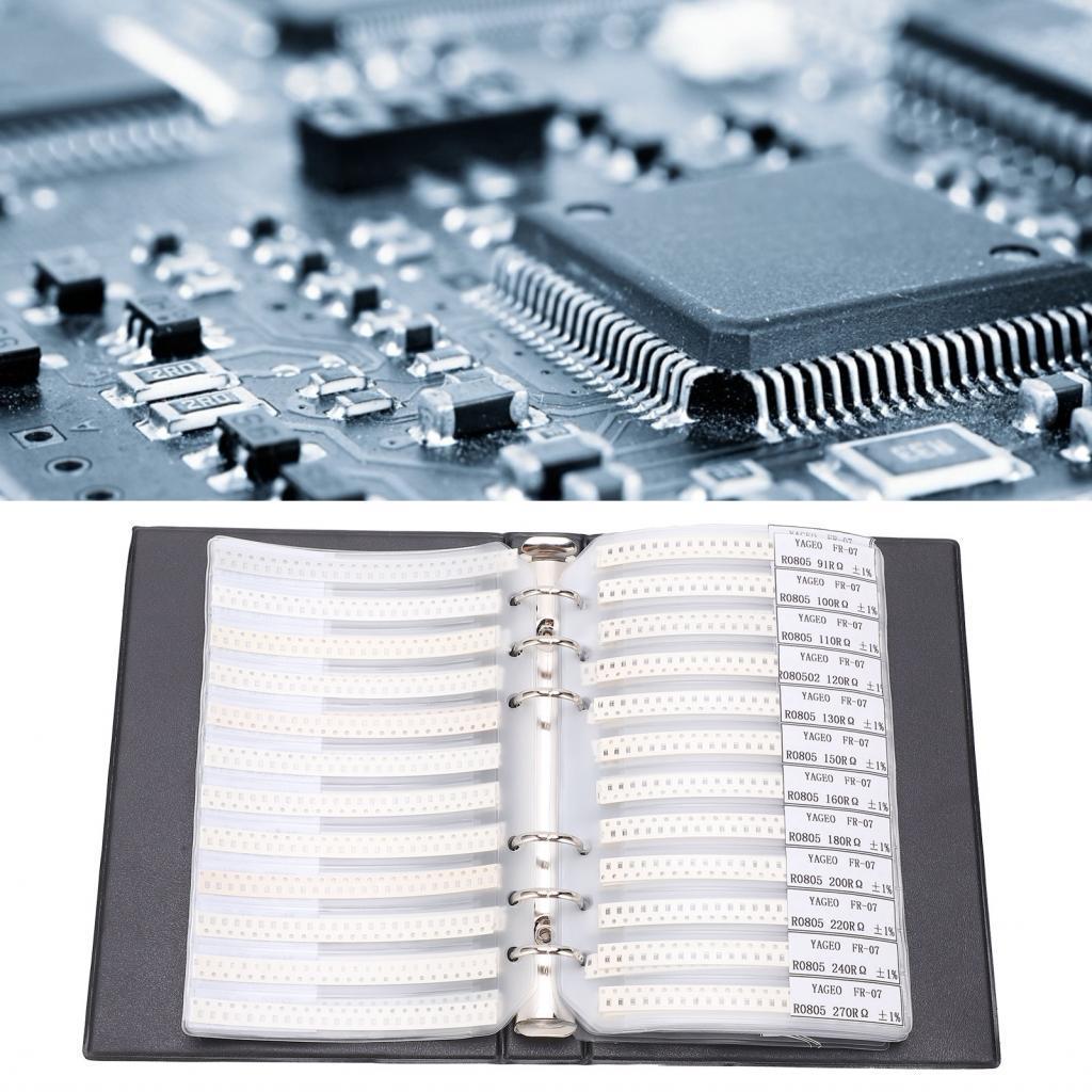 xstudio-TH Domary SMD Resistor Variety Kit 0805 Series ตัวอย่างสำหรับผู้ชื่นชอบอุปกรณ์อิเล็กทรอนิกส์