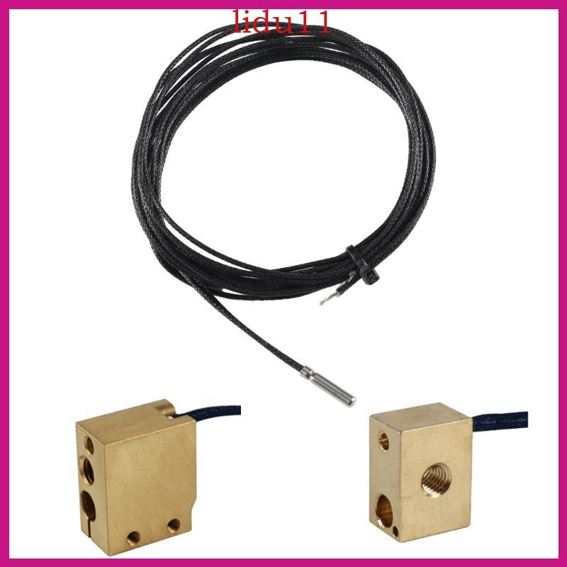 LID Pt1000 Probe สําหรับเครื่องพิมพ์ 3D Volcano V6Heater เซ็นเซอร์อุณหภูมิ PT1000-550BW