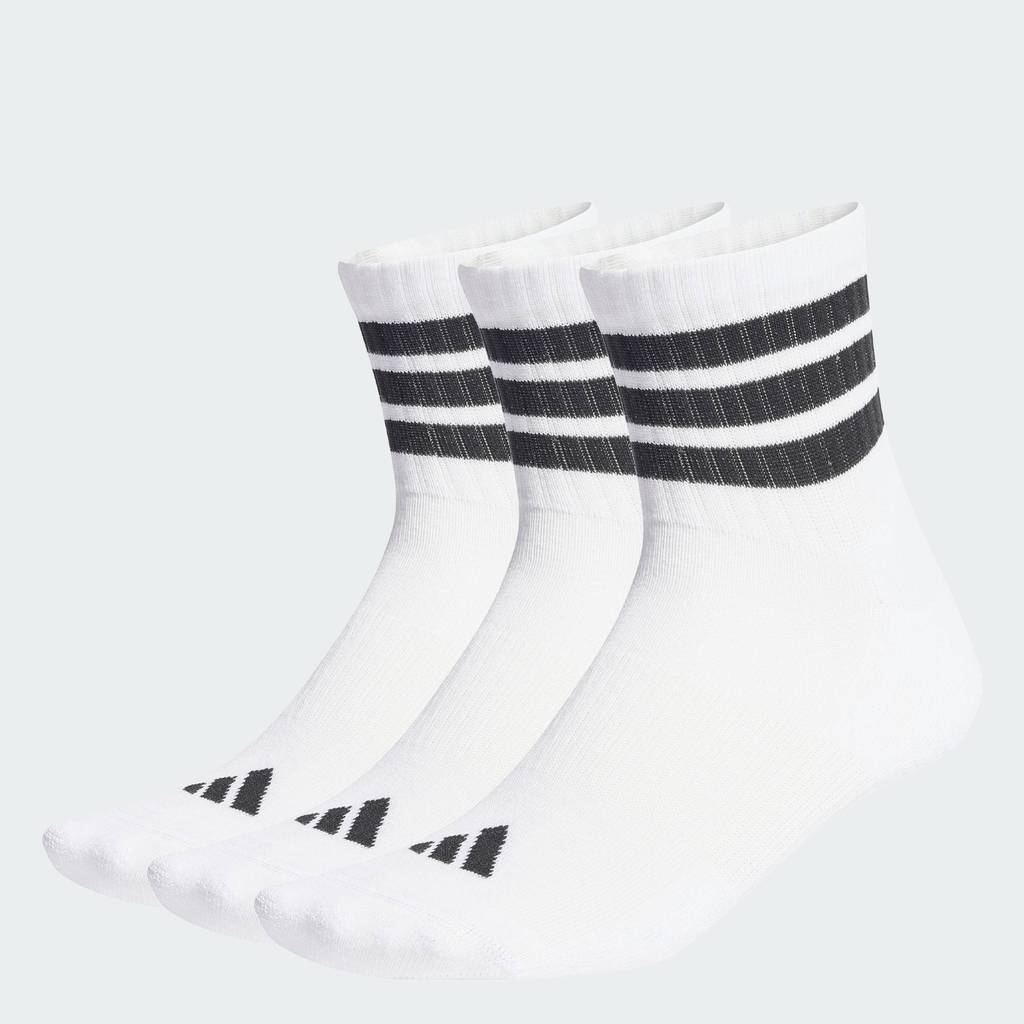 adidas ไลฟ์สไตล์ ถุงเท้ามิดคัท 3 STRIPES CUSHIONED SPORTSWEAR (3 คู่) Unisex สีขาว JZ0529
