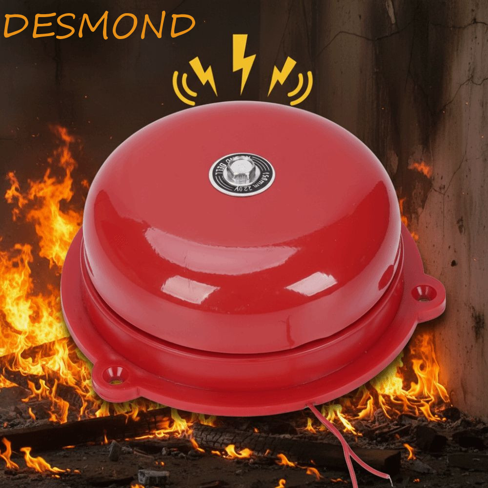 DESMOND Internal Strike Alarm Bell, AC 220V Internal Strike Type Point Fire Alarm, สะดวกไฟฟ้า Bell ก