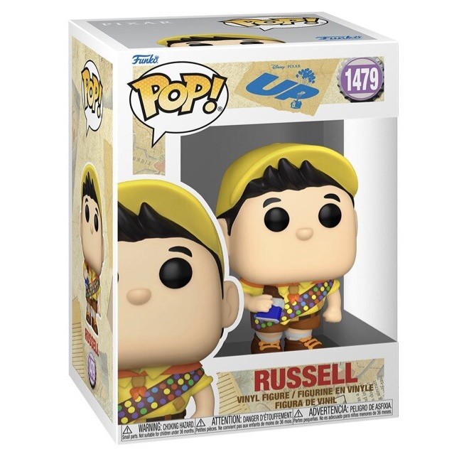 Up Russell พร้อม Chocolate Bar Funko Pop! รูปไวนิล #1479