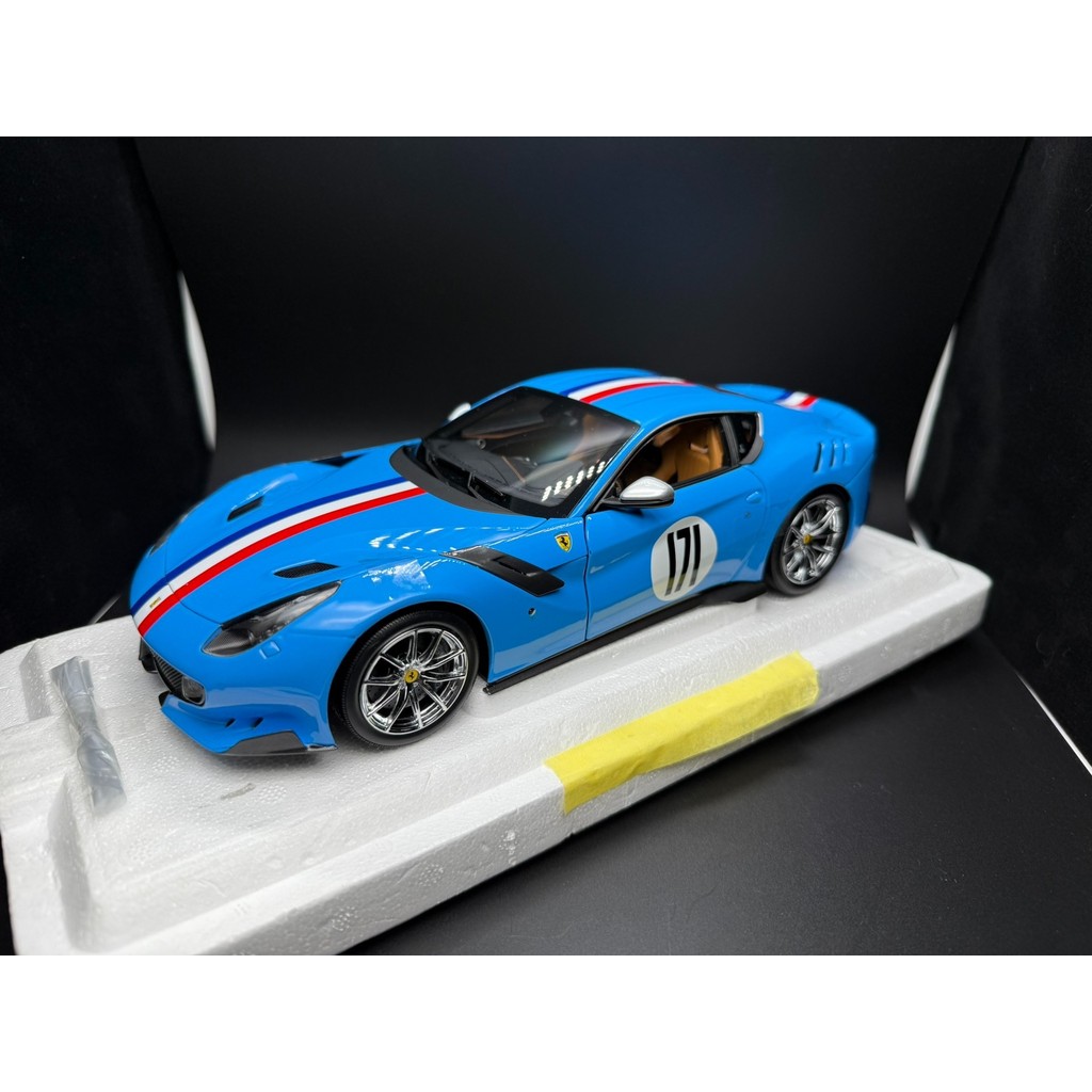 BBR F12TDF 1/18 ช่างตัดเสื้อ bbr Ferrari f12tdf ยี่ห้อใหม่โรงงานผลิตภัณฑ์ควบคุม Essential ข้อความส่ว