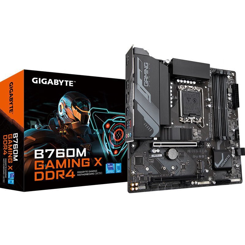 Gigabyte B760M GAMING X DDR4 เมนบอร์ดคอมพิวเตอร์เหมาะสําหรับ 13th Generation CPU i5 13400F 13600K