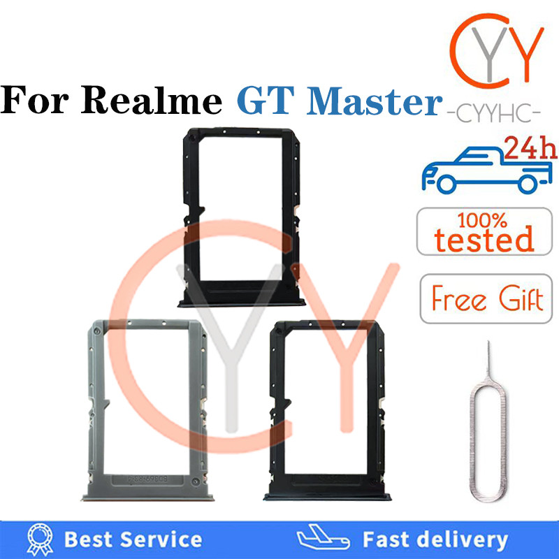 สําหรับRealme GT Masterซิมการ์ดถาดใส่ซิมการ์ดผู้ถือผู้ถือบัตรReader SDสล็อตอะแดปเตอร์เปลี่ยนชิ้นส่วน