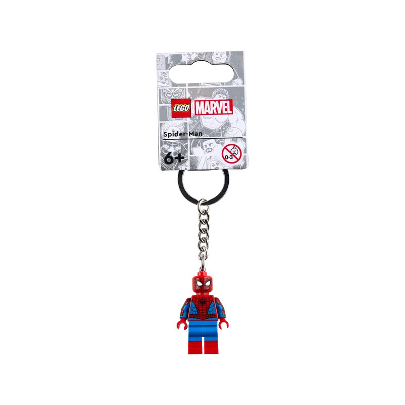 พวงกุญแจ LEGO ของเล่นพวงกุญแจ Marvel Spider-Man Minifigure