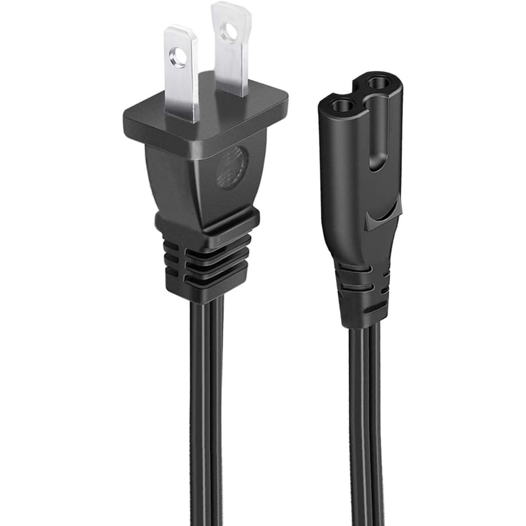 8.2ft สายไฟสําหรับ Samsung 24 "32" 40" 43" 48" 49" 50" 55" 60" 65" 75" นิ้ว LCD HD สมาร์ท 4K โค้งทีว