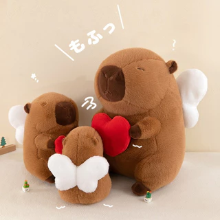 พร้อมส่ง capybara ตุ๊กตาคาปิบาร่า หมอนตุ๊กตาเต่าคาปิบาราน่ารัก ตุ๊กตาสัตว์ เหมาะกับของขวัญวันเกิด ตุ๊กตาขนนุ่ม
